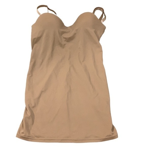 Fleexees 36C nude tan shape-wear nylon Lycra elastase shape stretch! - Picture 2 of 7